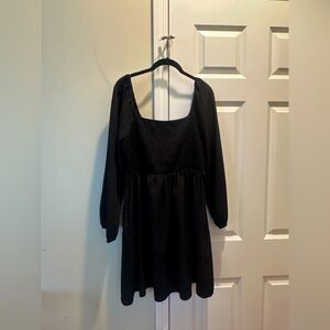 Old Navy fit & flare polka dot mini dress